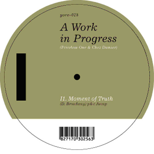 Chez Damier - A Work in Progress EP- YRE-018