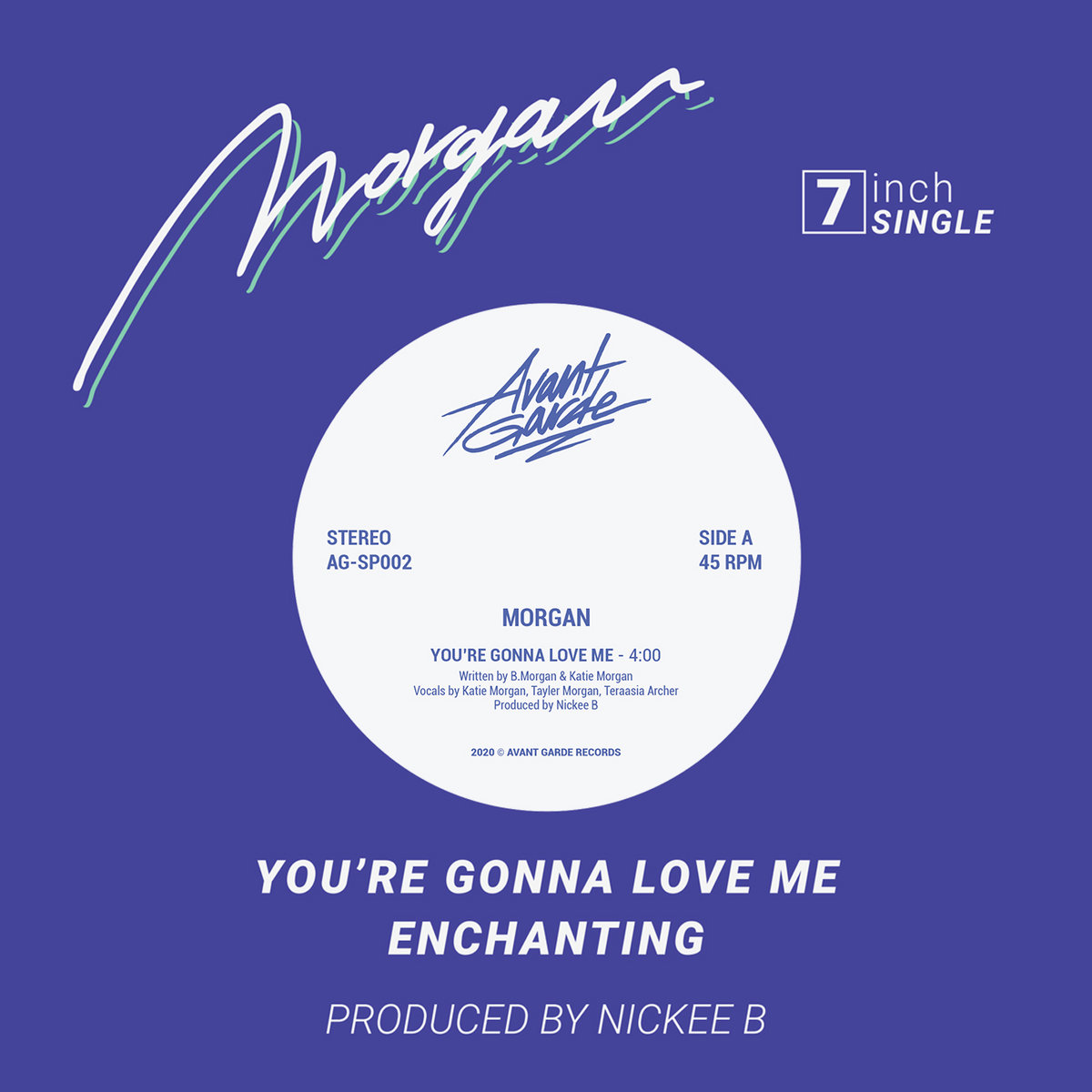 Morgan – You're Gonna Love Me 7inch レコード You're Gonna Love Me | Brian Morgan | Avant Garde Records