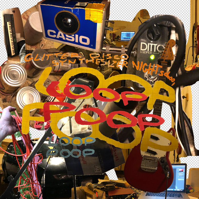 loop poop glitter disco synthesizer night school