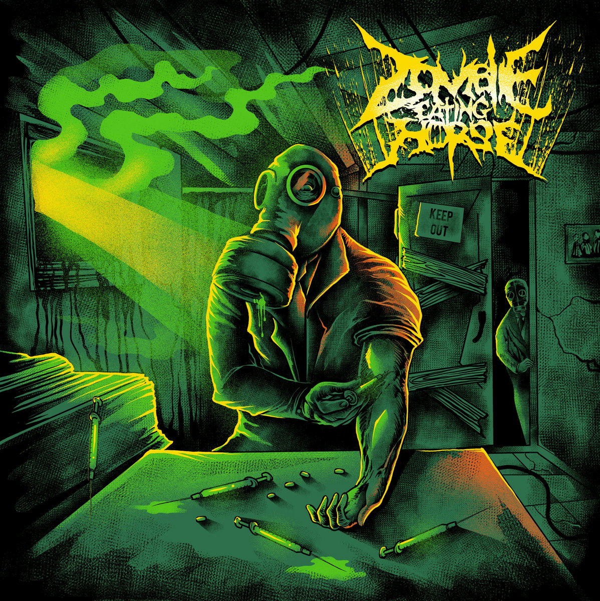 Don't Follow Me Zombie Eating Horse