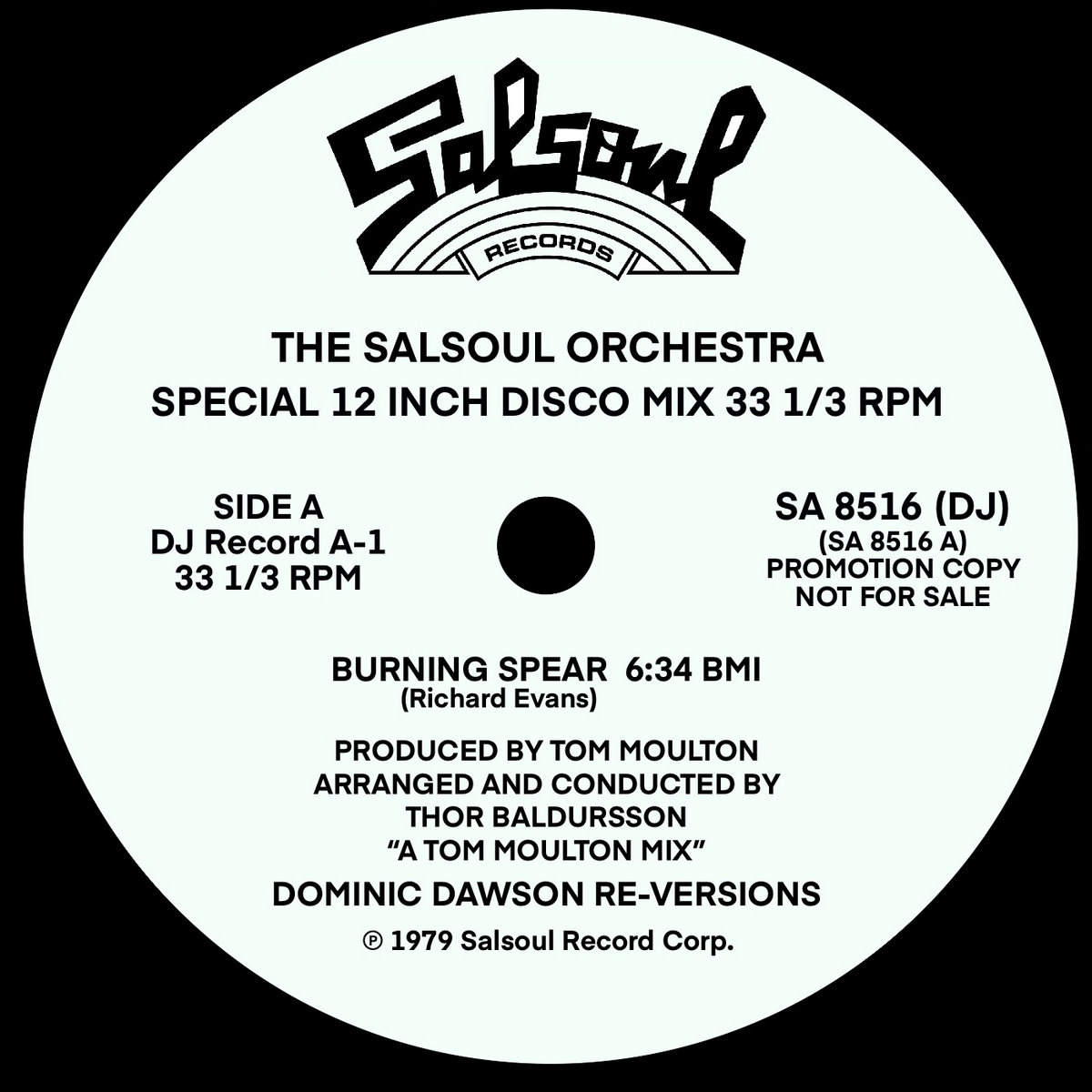 Burning Spear (Dominic Dawson Re-Versions) | The Salsoul Orchestra
