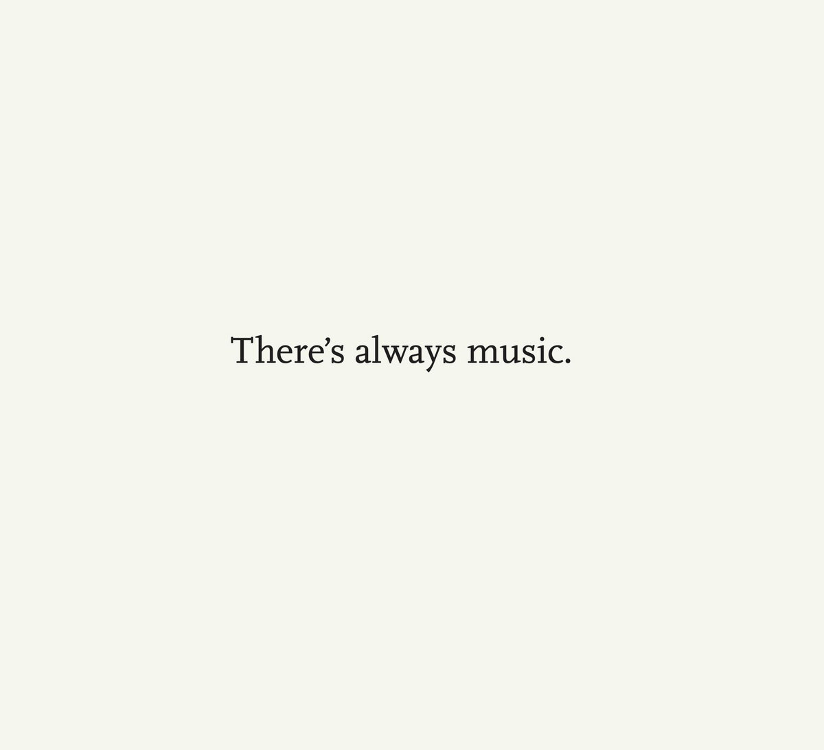 There's always music | Rhys Butler & Naoto Yamagishi | Naoto Yamagishi