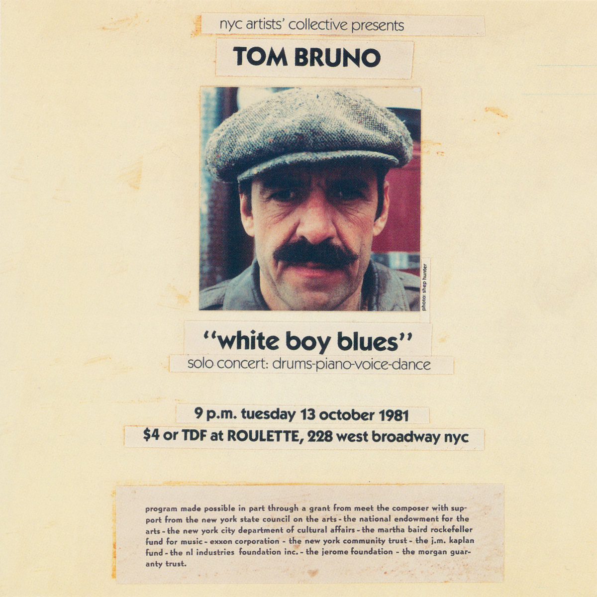 White Boy Blues | Tom Bruno | eremite records