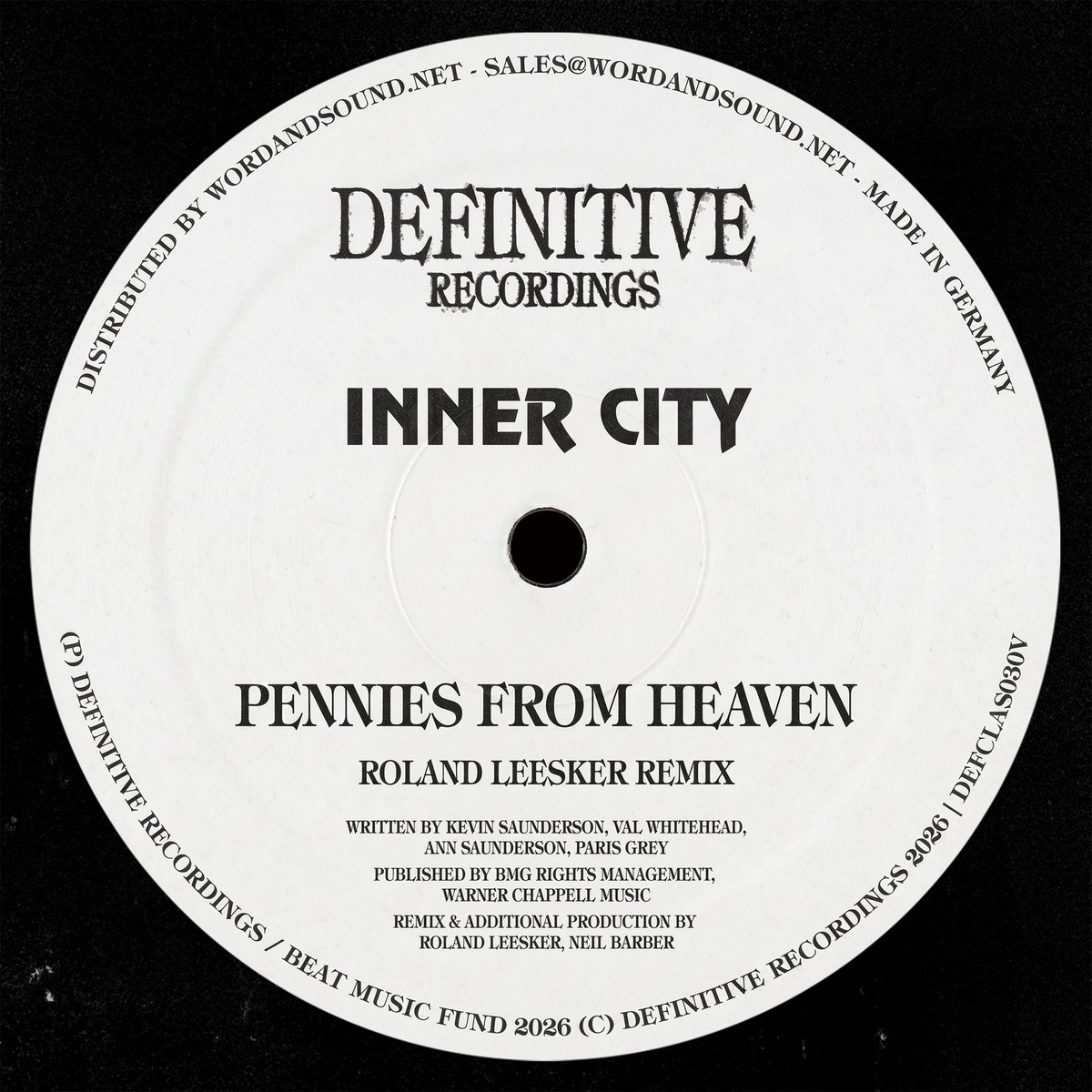 Inner City, Kevin Saunderson - Pennies From Heaven (Roland Leesker