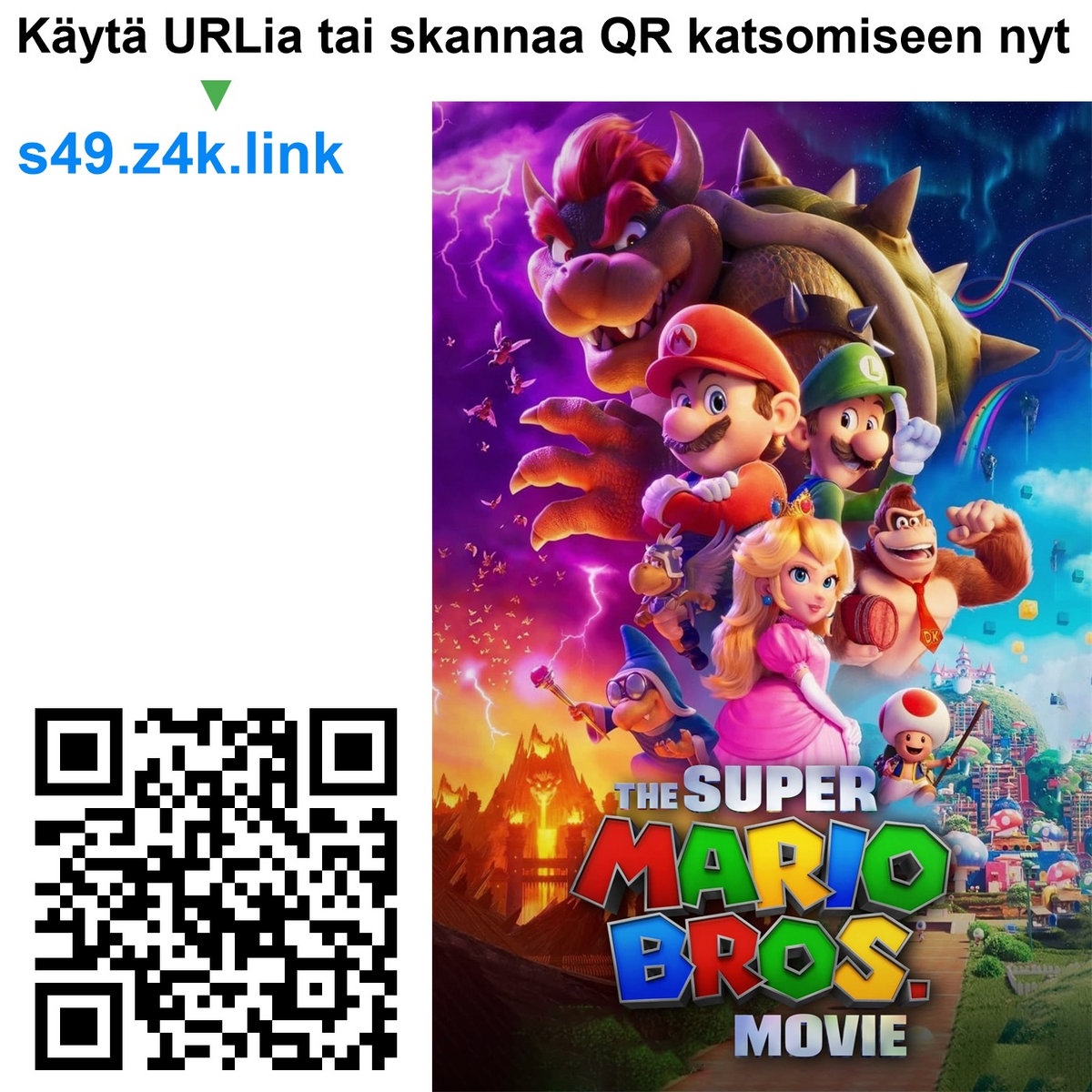 Super mario bros elokuva miss voi katsoa verkossa