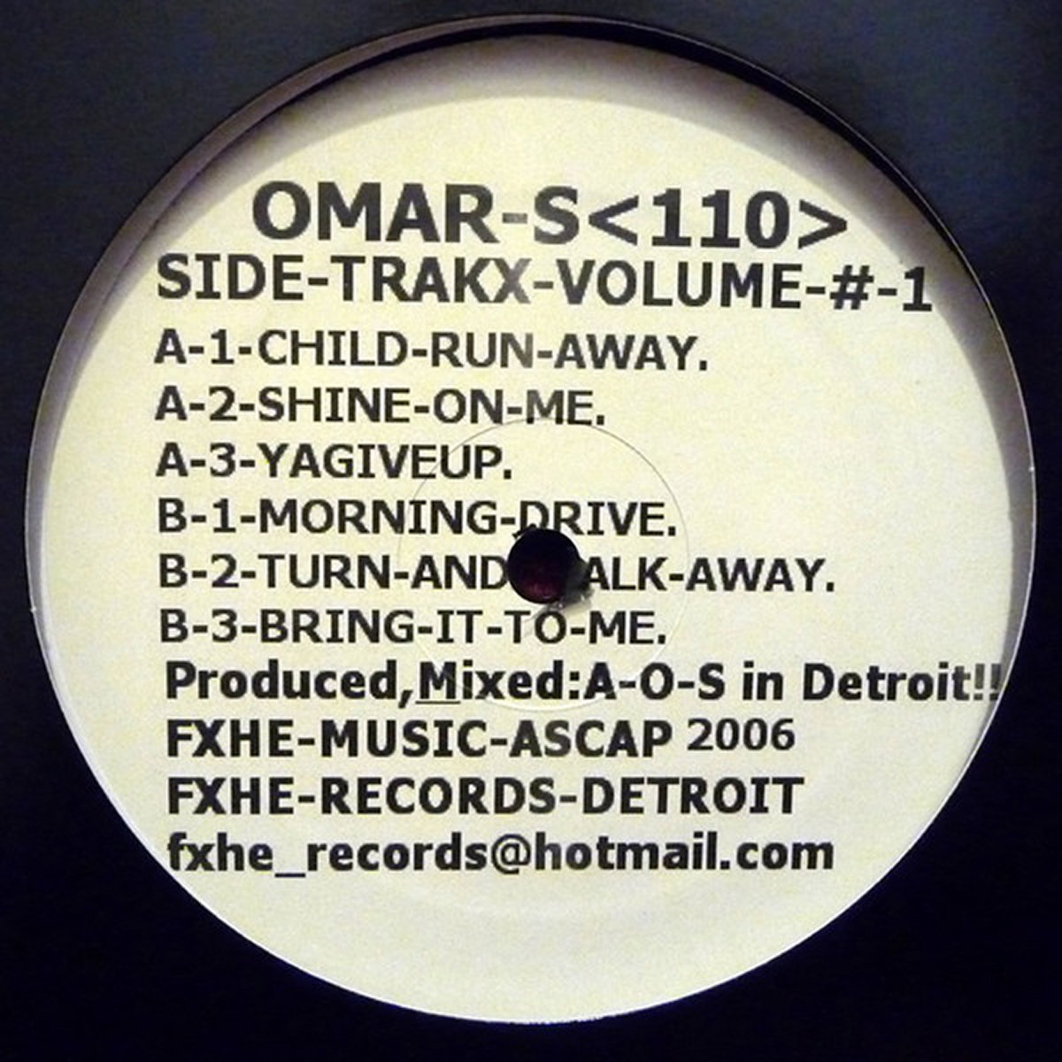 omar ① Side Trackx Vol. 1 | Omar S