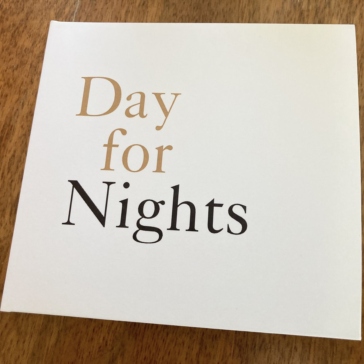 Day for Nights | Day for Nights