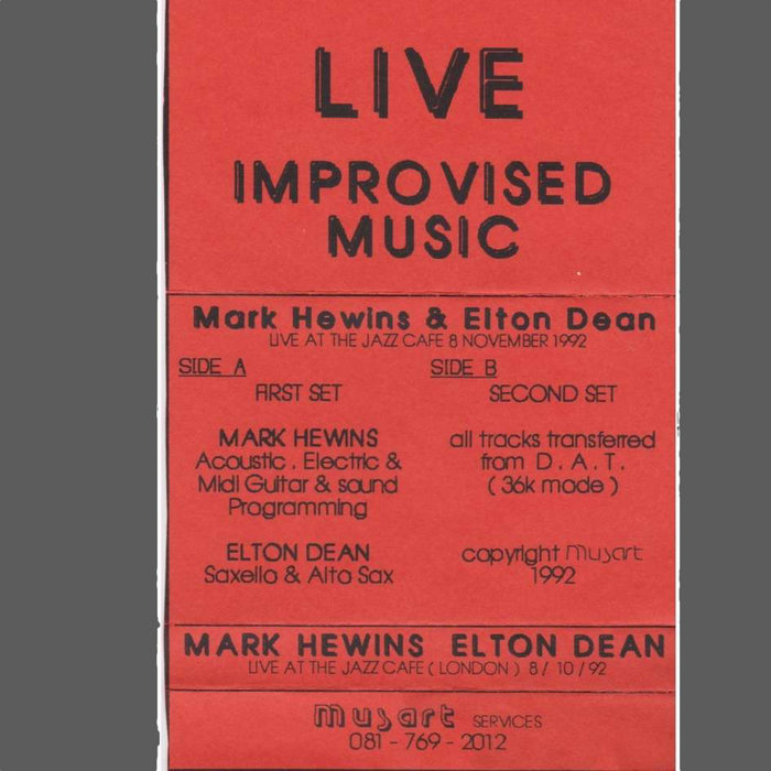 Jazz Cafe London: LIVE | Elton Dean & Mark Hewins | Mark Hewins