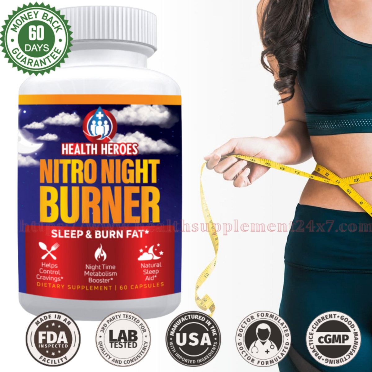 Nitro Night Burner {Clinically Proven!} Effective Fat Burning, Control