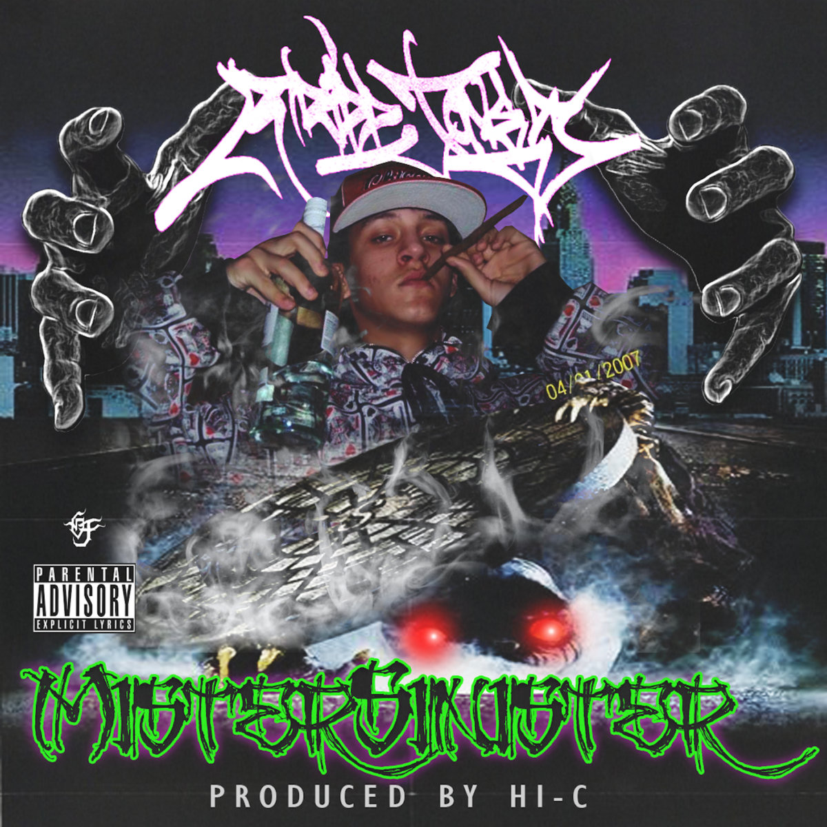 洋楽 (G-Rap Tape) Hasan The Sinister - M.O.B. SINISTER MOBBIN 4 LIFE 1994 CASSETTE TAPE HIP HOP RAP 90s