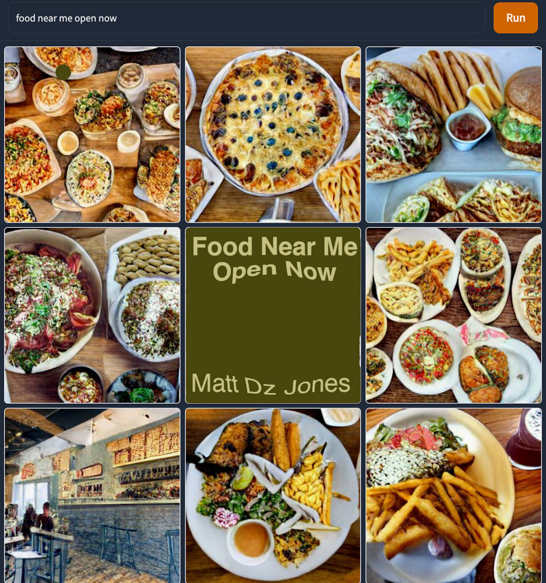 Food Near Me Open This BandCamp is Going to be organized WeIrD for a minute | Matt Dz Jones