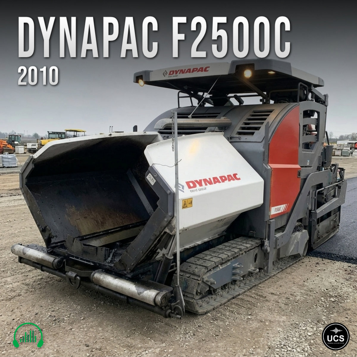 Dynapac F2500c 2010 tracked asphalt paver