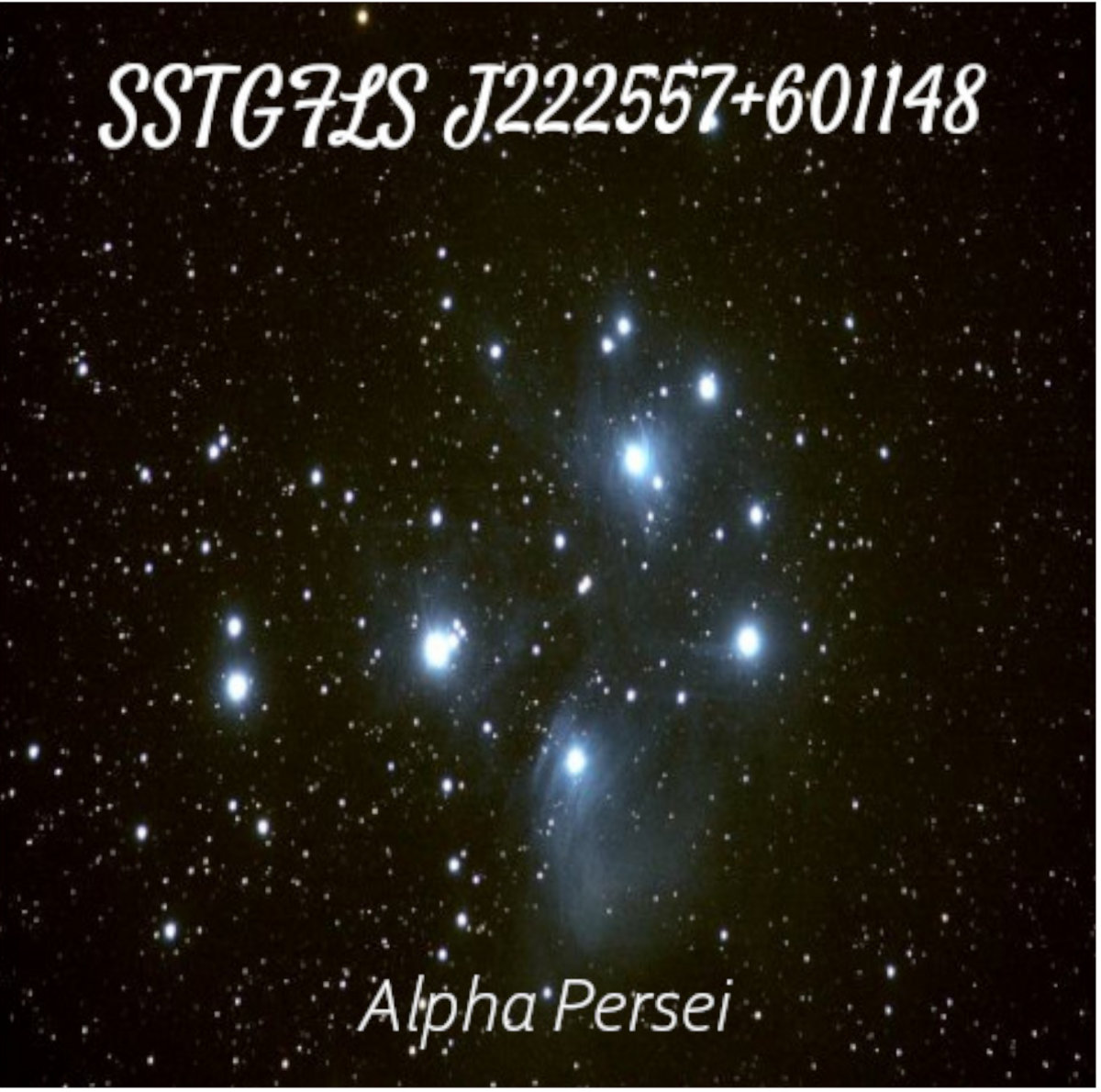 Alpha Persei SSTGFLS J222557+601148 Seism