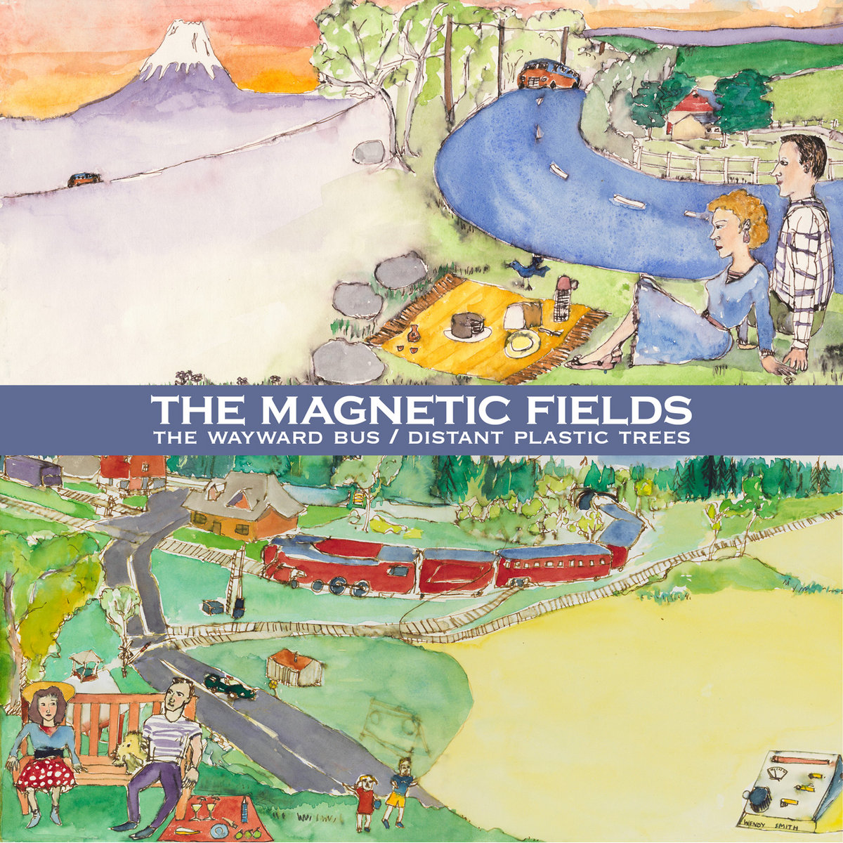 The Magnetic Fields - The Wayward Bus / Distant Plastic