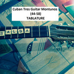 Cuban Tres Guitar Montunos Tablature (44-58)