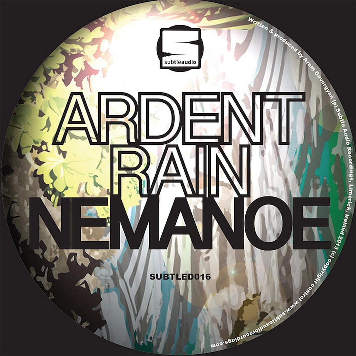 SUBTLED016 :: Nemanoe - Ardent Rain cover