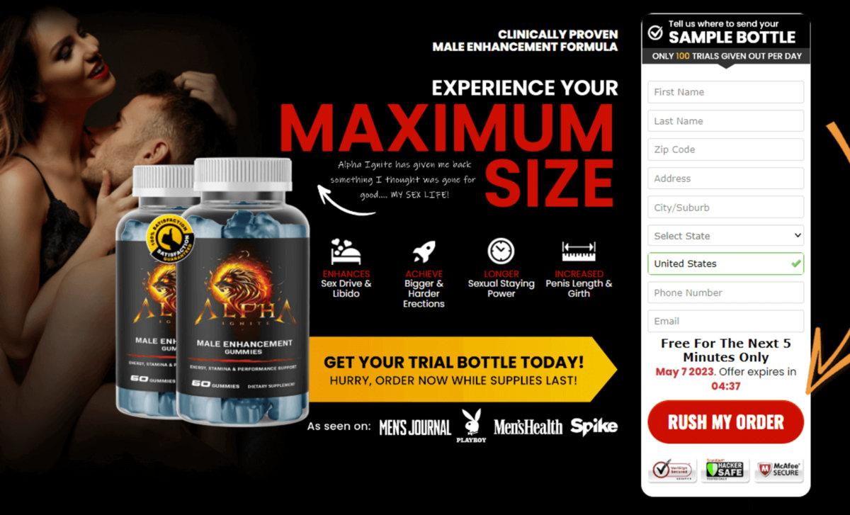 Alpha Ignite Male Enhancement Gummies Alpha Ignite Male Enhancement