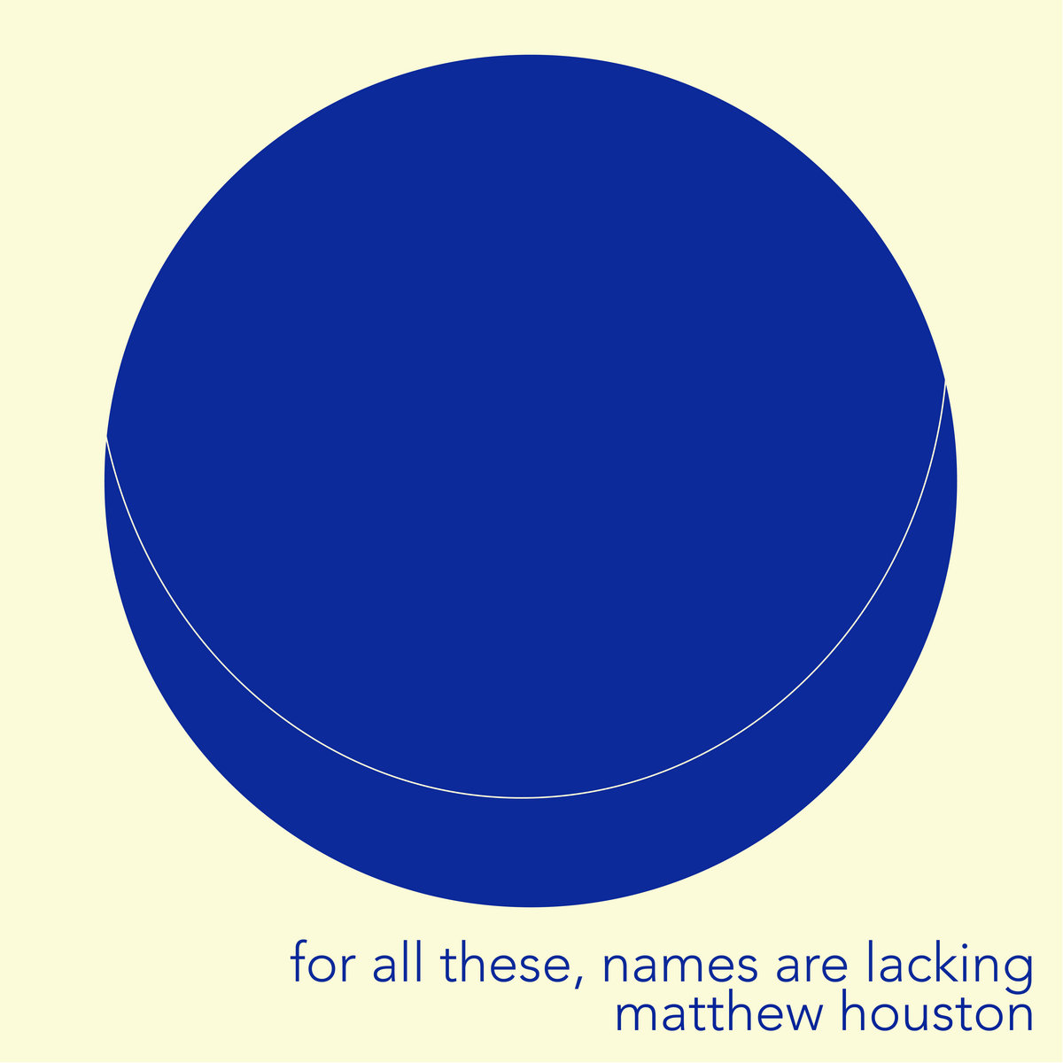 For all these, names are lacking cover