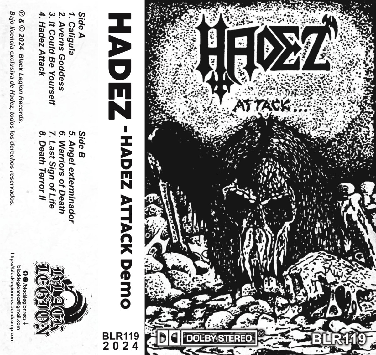 Hadez Attack Demo '90 | HADEZ | Black Legion