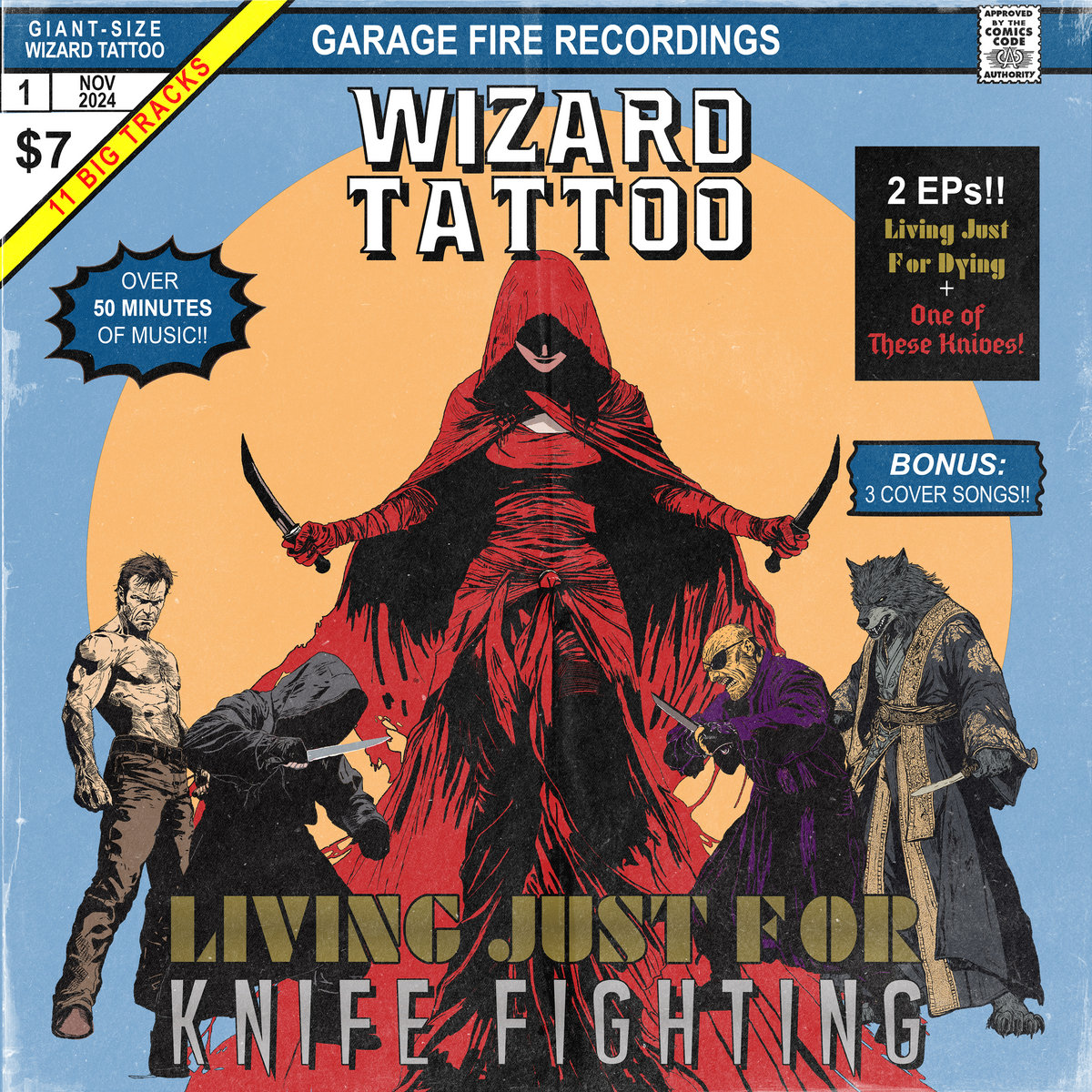Living Just For Knife Fighting | Wizard Tattoo
