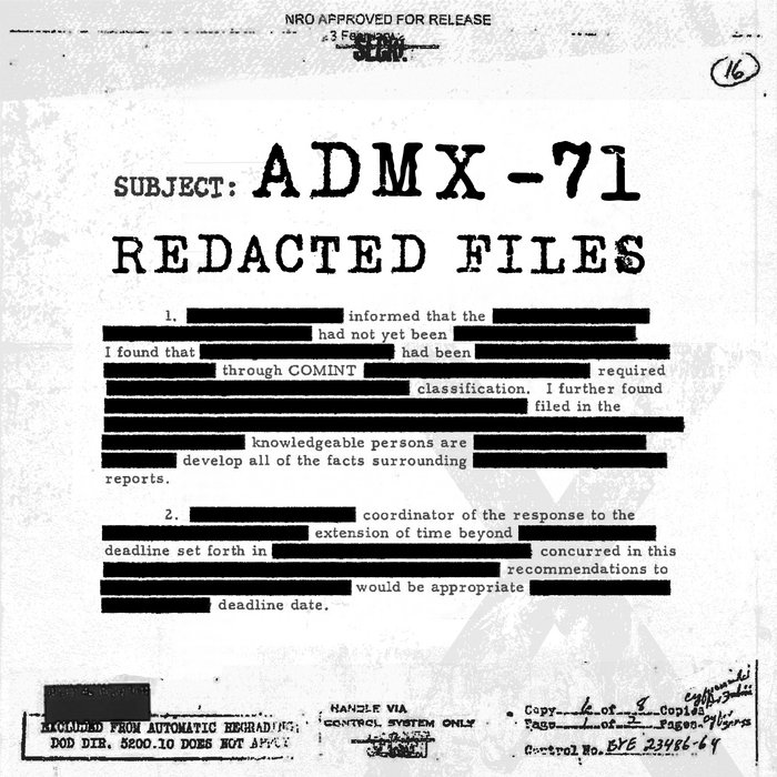 Fully Redacted File Redacted Files (SGXDAX01) | ADMX-71