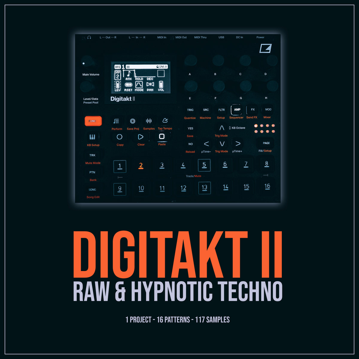 Digitakt II - Raw Hypnotic Techno Project Vol 1 | Shed Skin