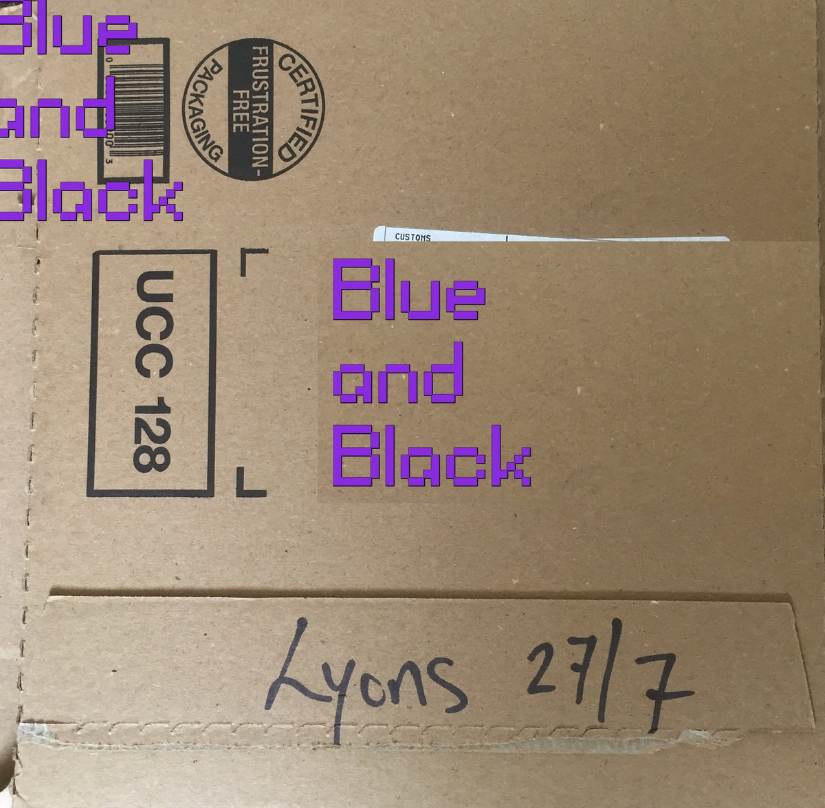 Blue and Black cover