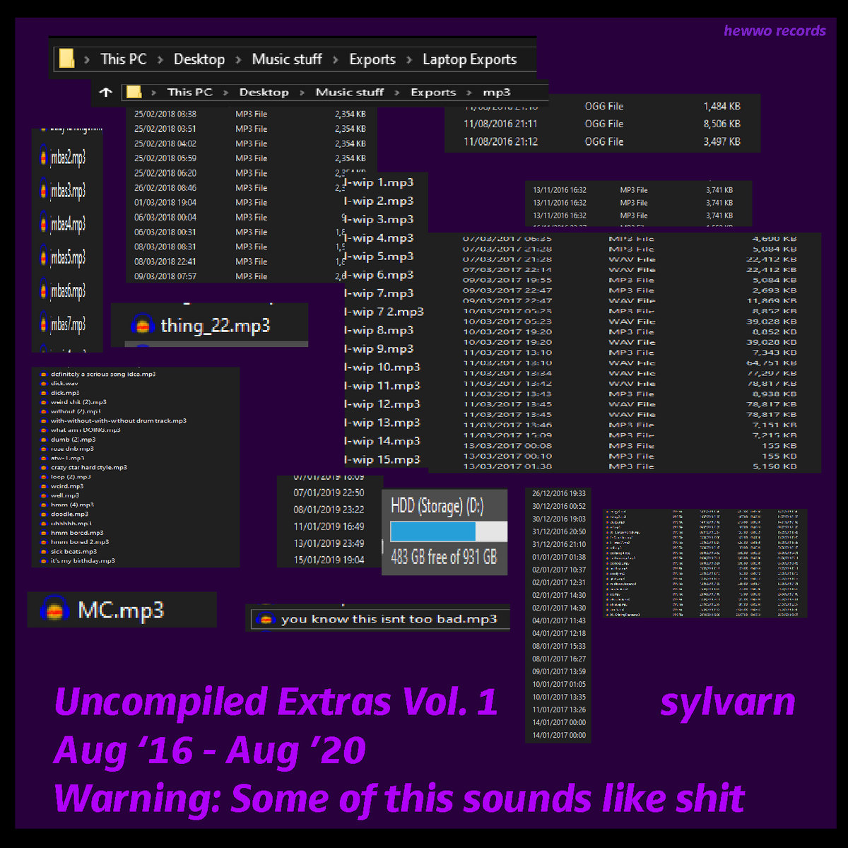 Uncompiled Uncompiled Extras V1: 2016-2020 | sylvarn | ft-rj