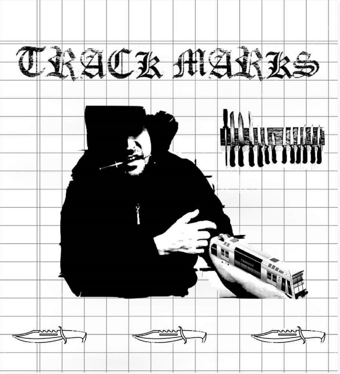 METH HEAD DOG TRACK MARKS