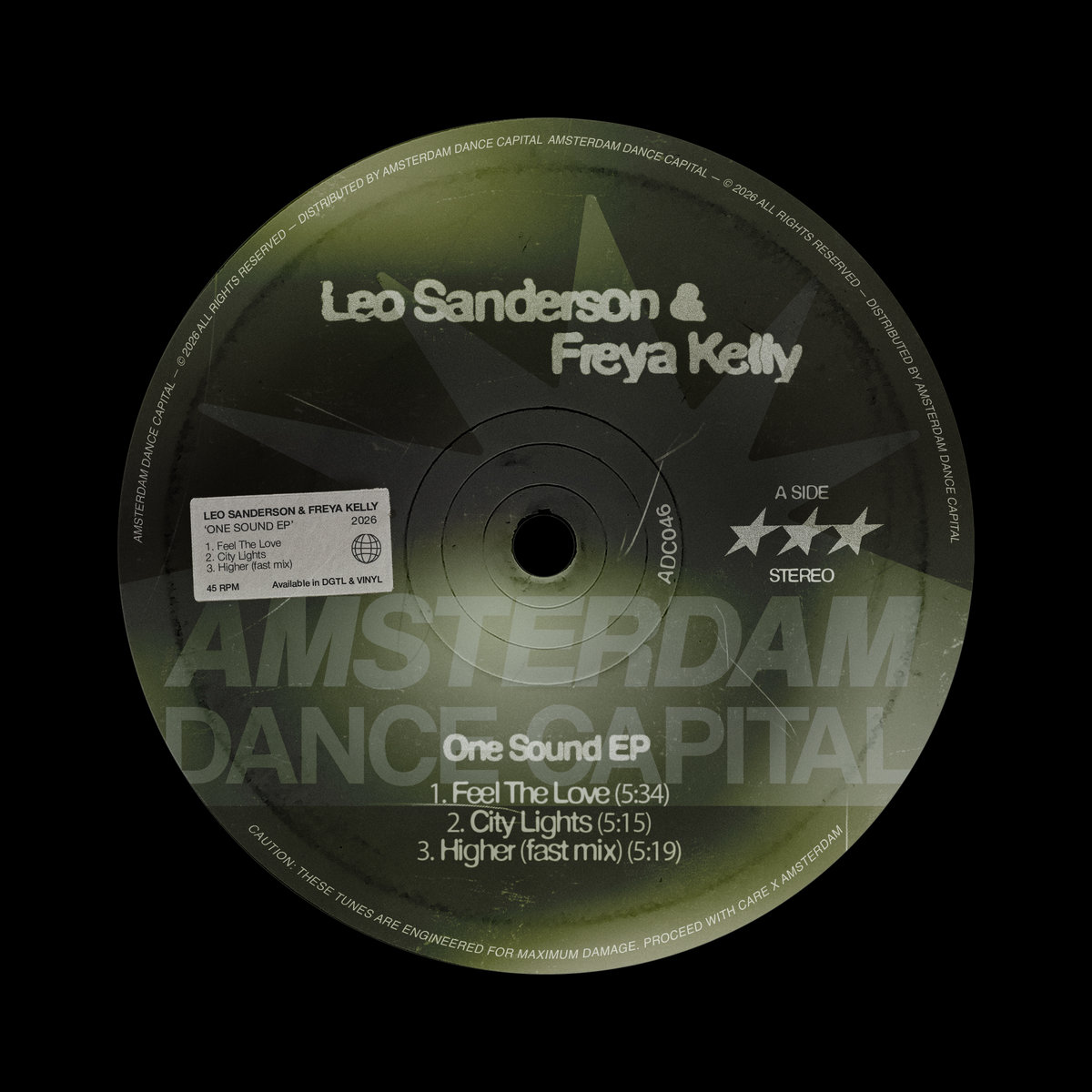 Leo Sanderson & Freya Kelly - One Sound EP [ADC046] | AMSTERDAM DANCE ...