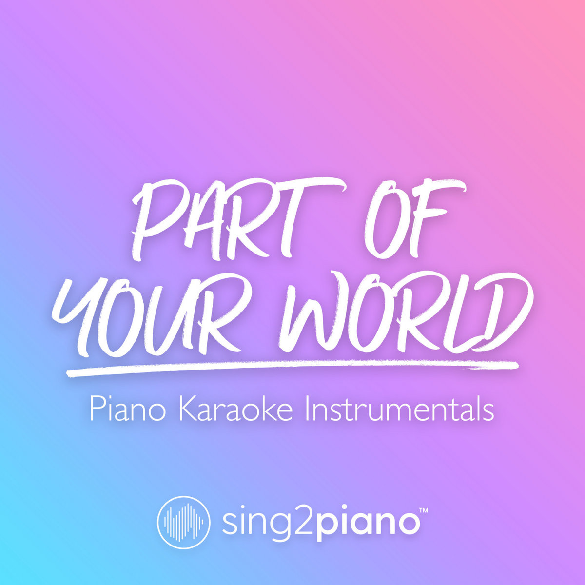 karaoke part of your world piano