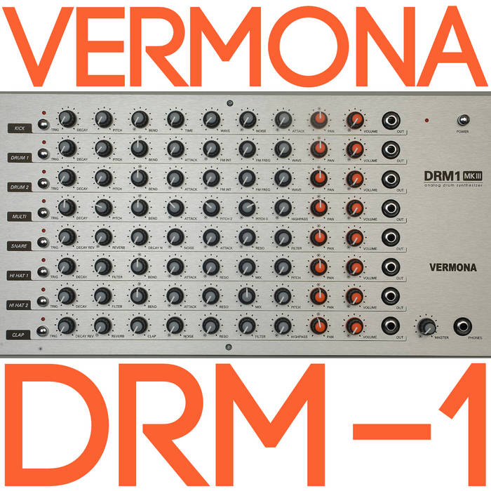 VERMONA DRM1 MKIIl アナログドラムシンセサイザー DRM1 Mk III Standard Trigger - VERMONA - 有限会社 福産起業