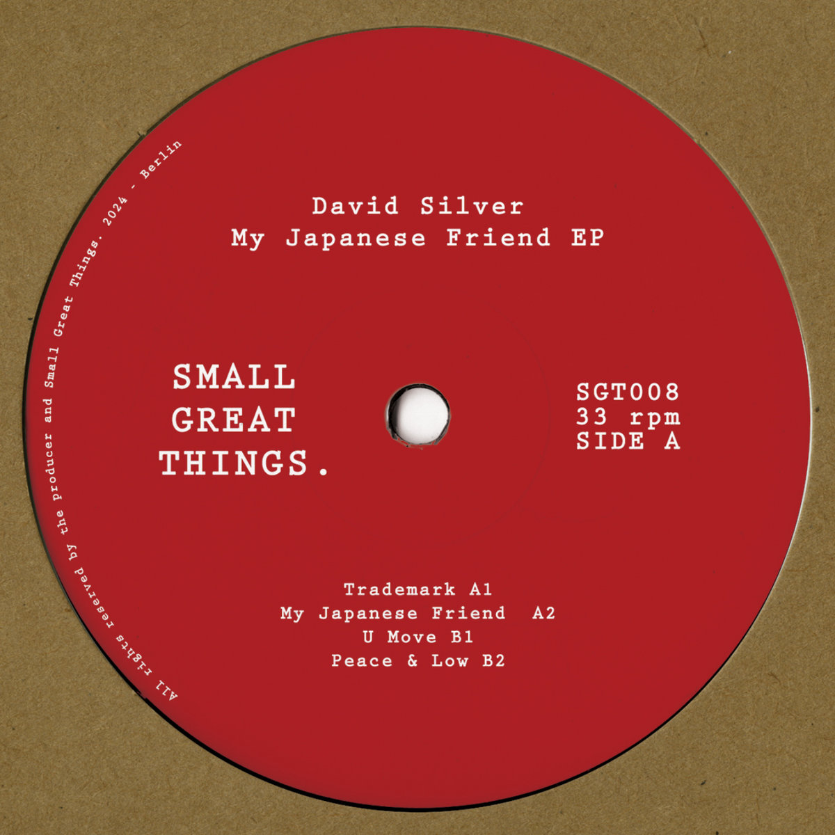 David Silver - My Japanese Friend EP | David Silver | Small Great