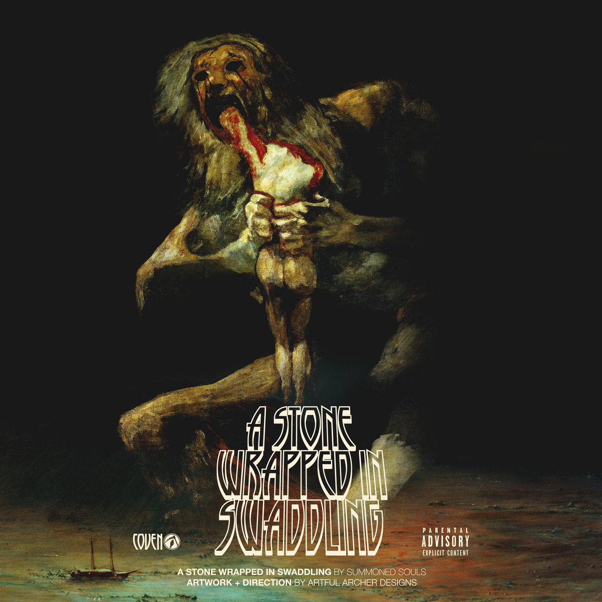 A Stone Wrapped In Swaddling Summoned Souls