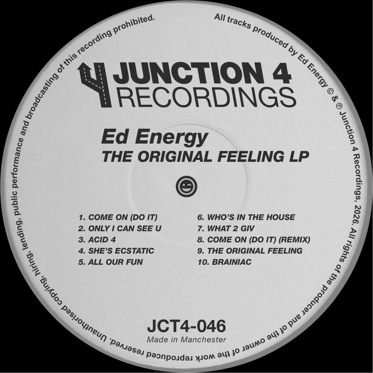 The Original Feeling LP | Ed Energy | Junction 4 Recordings