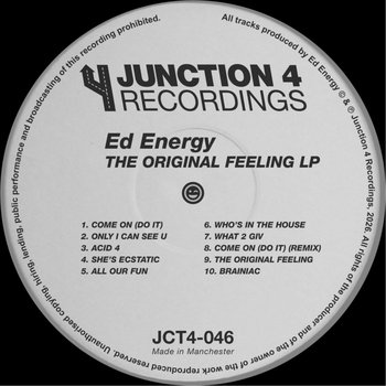 英LP Energy Orchard UK盤 英国盤 ステレオ MCG 6083 The Original Feeling LP | Ed Energy | Junction 4 Recordings