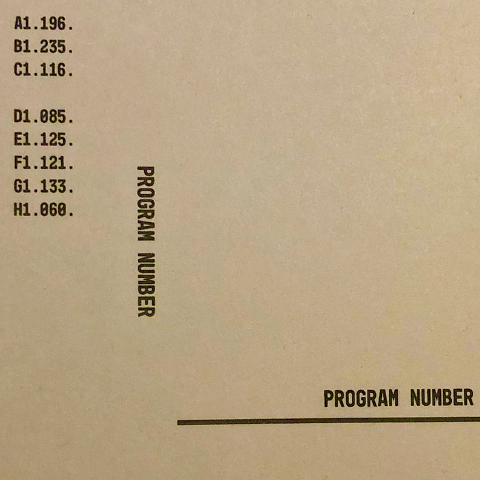1071 | Program Number
