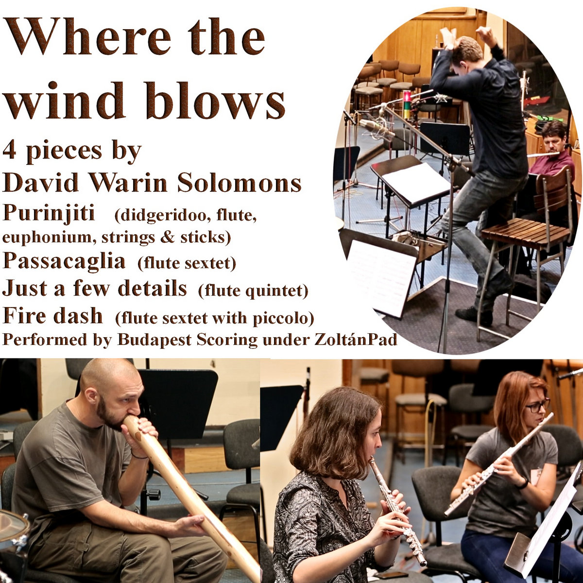 Fire Dash for flute sextet (with piccolo) | Budapest Scoring | David Warin  Solomons