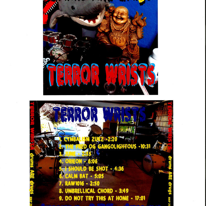 drums ARE drugs TERROR WRISTS HAIRY NIPPLE PRODUCTIONS