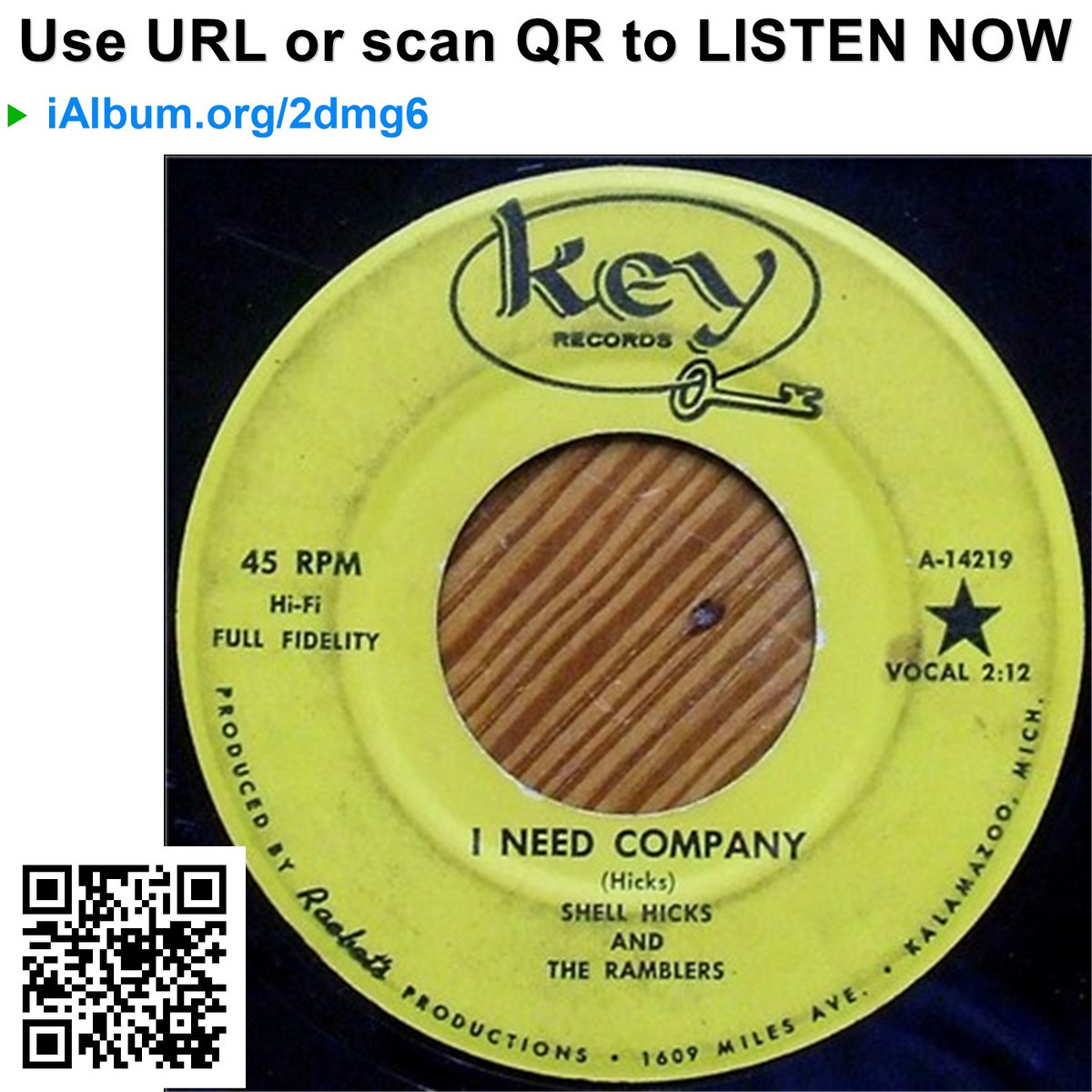 I Need Company | Shell Hicks And The Ramblers