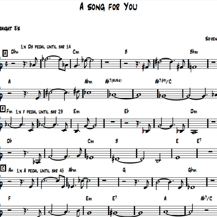 Sheet Music for the album 