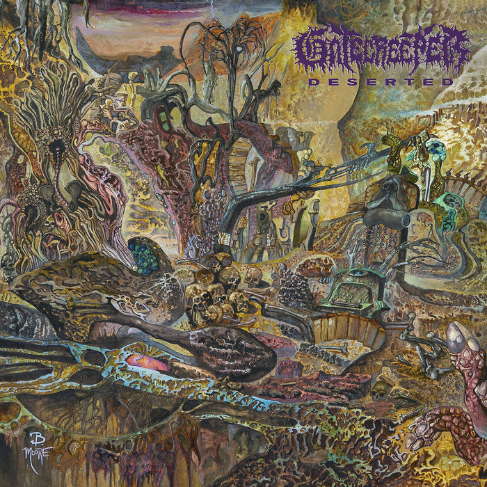 Album cover for Deserted by Gatecreeper.