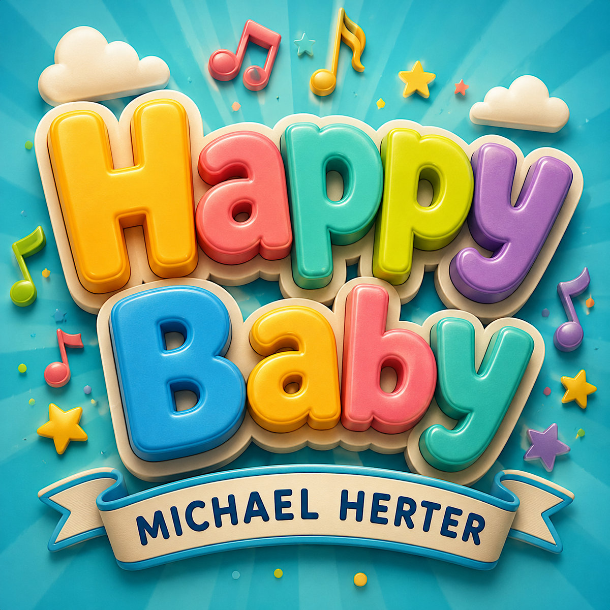 Happy Baby (Funny Uplifting Playful Acoustic Background Kids Song)