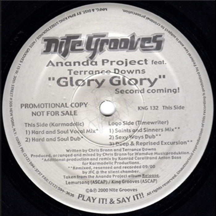 Glory Glory Second Coming | The Ananda Project
