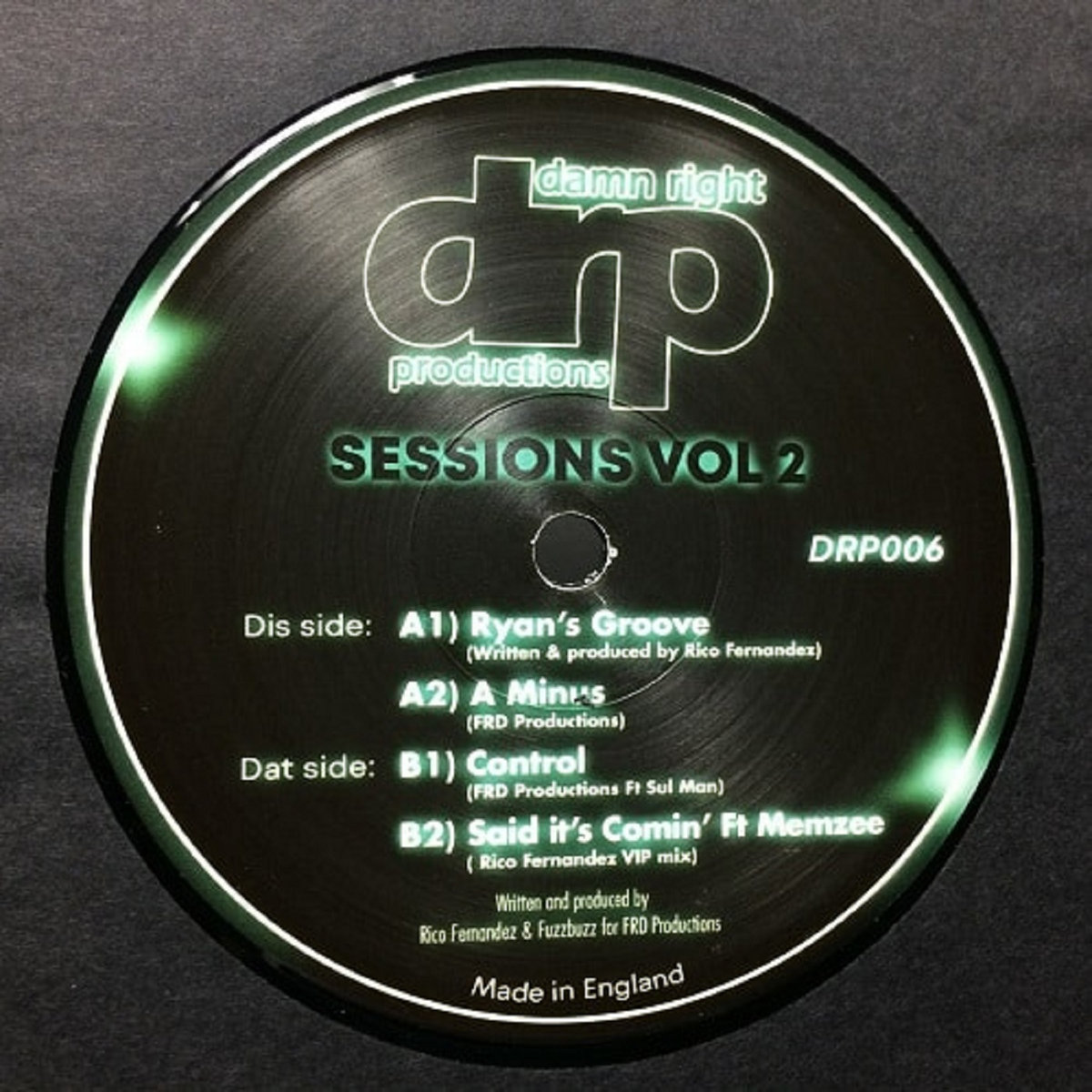 Sessions Vol 2 – F.R.D Productions *VINYL ONLY* | DNR Vinyl