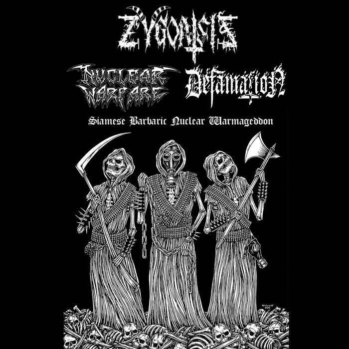 【未開封】LOA-ROAR／生贄(deadman／kein) SIAMESE BARBARIC NUCLEAR WARMAGEDDON'3 Ways Split Nuclear