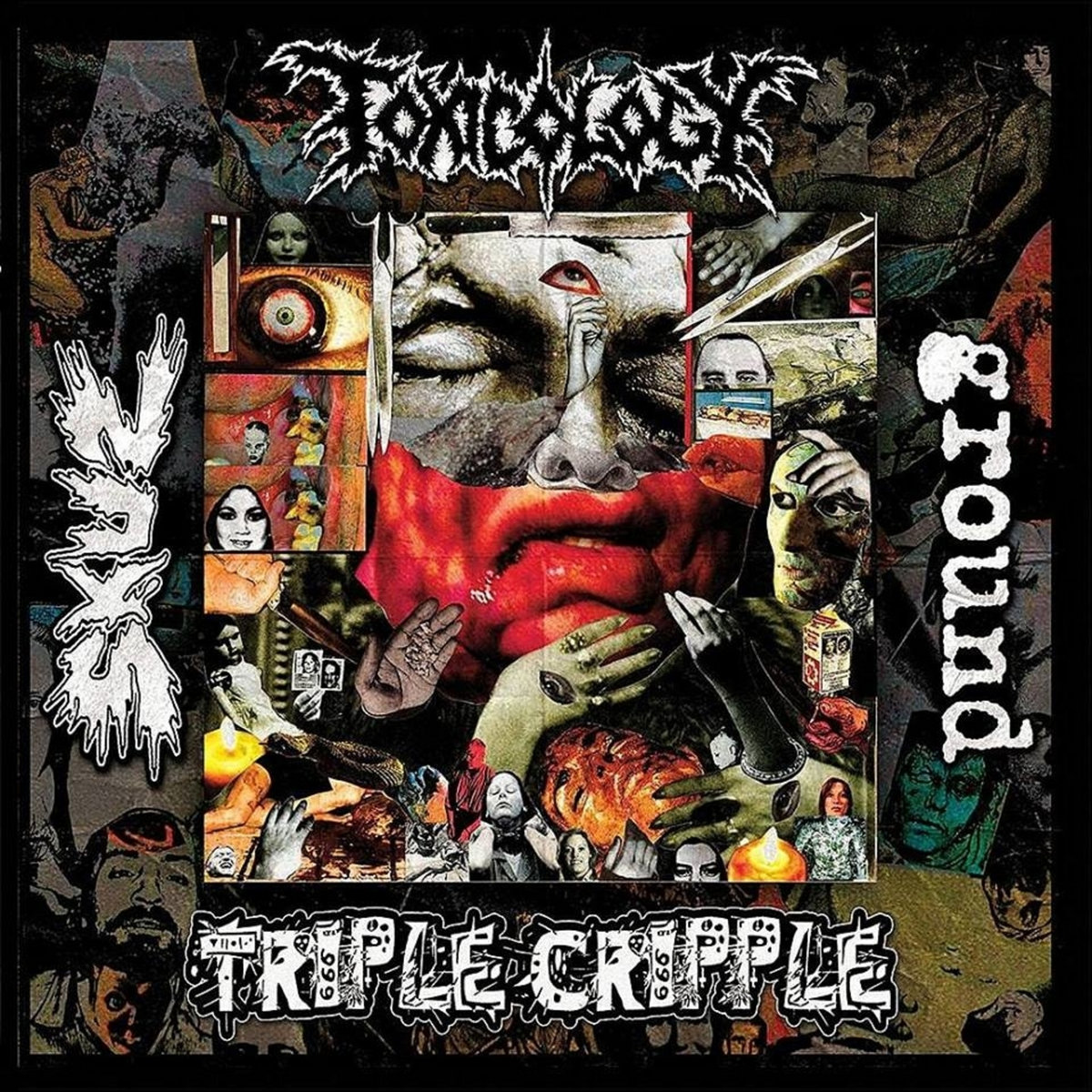 SPLIT EP 3枚 S.L.A.C.K. 鎮座DOPENESS Split with Toxicology, Skuz, and Triple Cripple | Ground