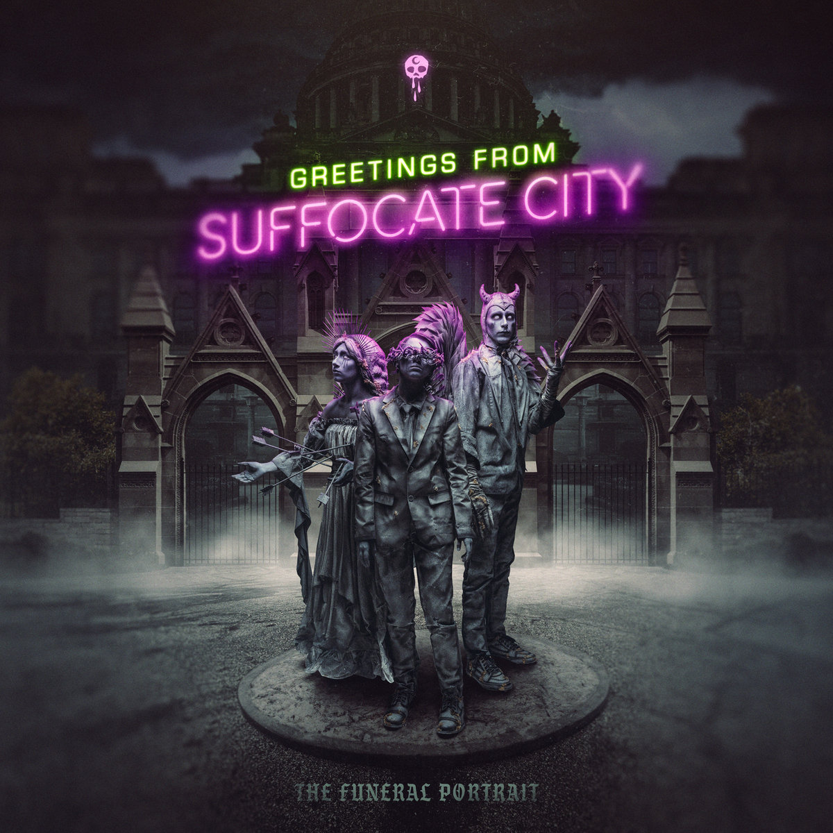 Greetings From Suffocate City Album Art