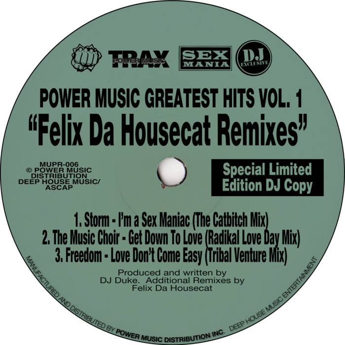 Power Music Greatest Remixes Vol. 1 (Felix Da Housecat) | Felix Da