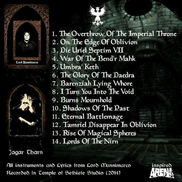 Lords Of The Daedra Lords Of The Daedra